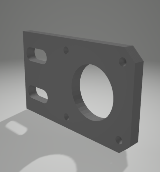 Nema 17 flat holder